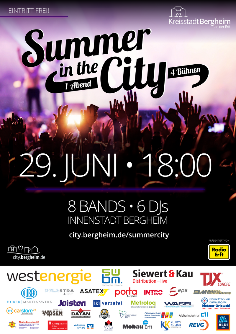 Plakat "Summer in the City 2024"